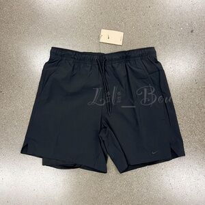 Nike Unlimited Men's Dri-FIT 7" 2-in-1 Versatile Shorts DV9334-010 Black Size XL